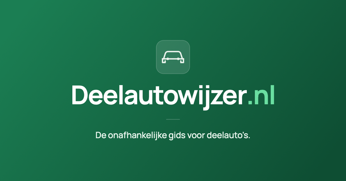 Social-kaart van Deelautowijzer.nl